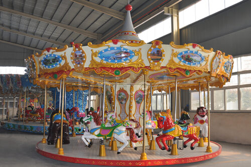 12 setas vintage merry go round for sale set indooors