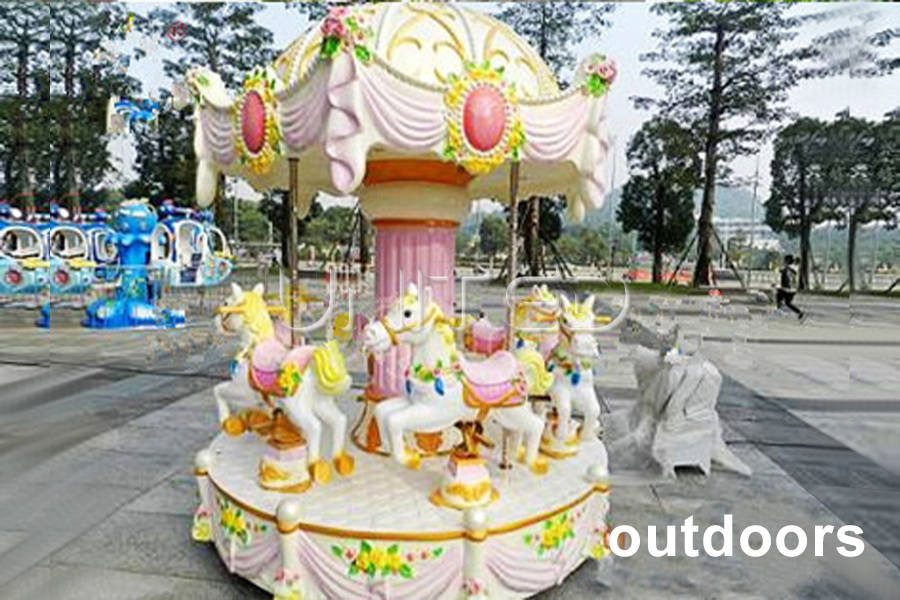 6 Seats Carousel Rides Outdoors