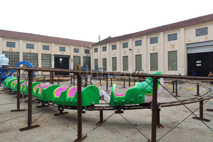 Caterpillar Roller Coasters in Testing