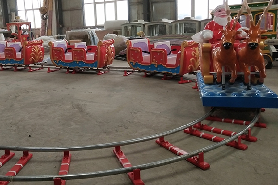 Christmas Themed Track Train Rides for Sale