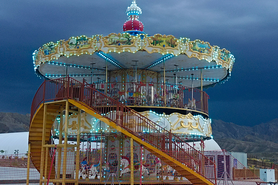 Double-Deck antique Carousels