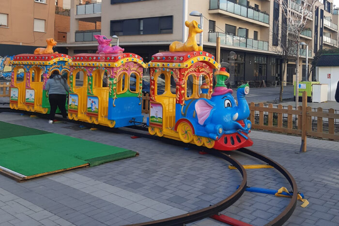 Elephant Themed Track Train