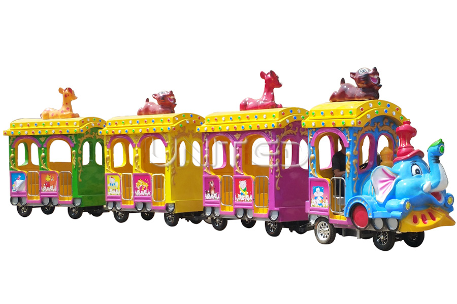 Elephant Themed Trackless Train for Sale