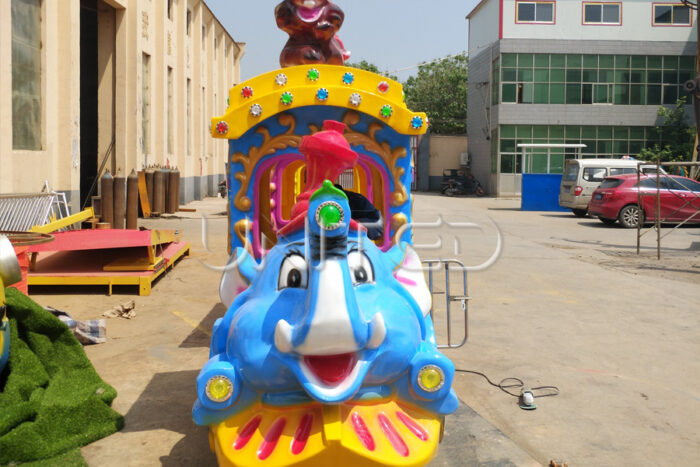 Elephant Themed Trackless Amusement Train - Image 3