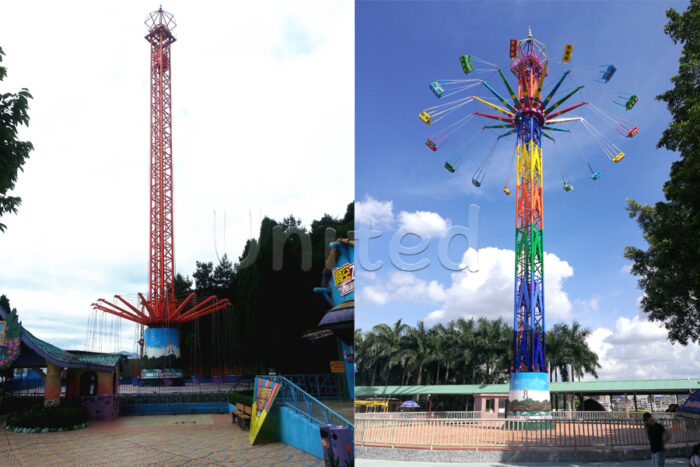 Flying Tower Carnival Amusement Rides for Outdoor Parks