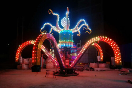 Large Octopus Carnival Rides