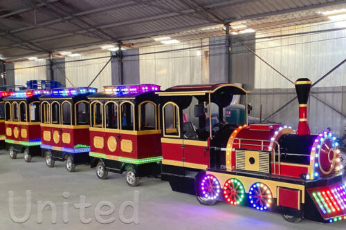 Medium Size Antique Electric Trackless Train Rides for Sale