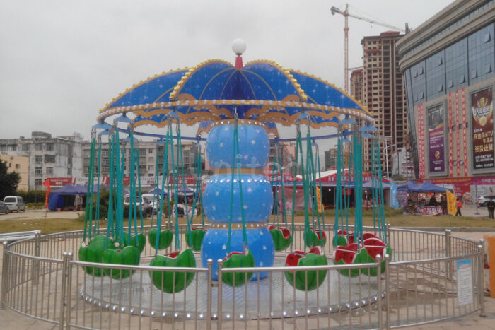 New Designed Small 12 Seats Watermelon Themed Flying Chair Carnival Rides for Sale