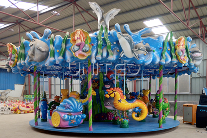 Ocean Themed 12 Seats Carousel