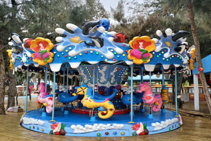 Ocean Themed Carousel Horse Rides 16 seats for Sale