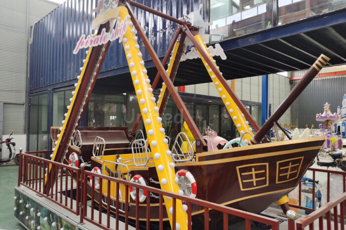 Small Pirate Ship Rides Vintage Themed