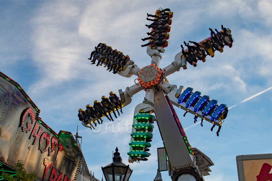 Speedy Windmill Thrill Rides for Adventure Parks