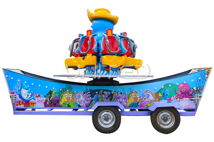 Trailer Octopus Themed Flying Rides for Sale