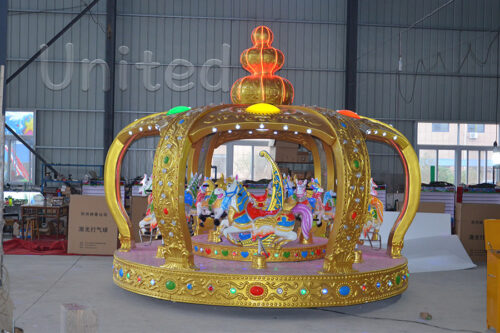 12 Seats Crown Themed Merry Go Round Rides for Sale