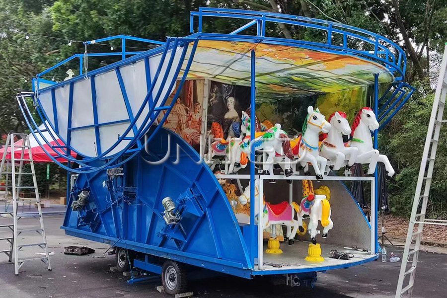 Portability Trailer Carousel Rides for Sale